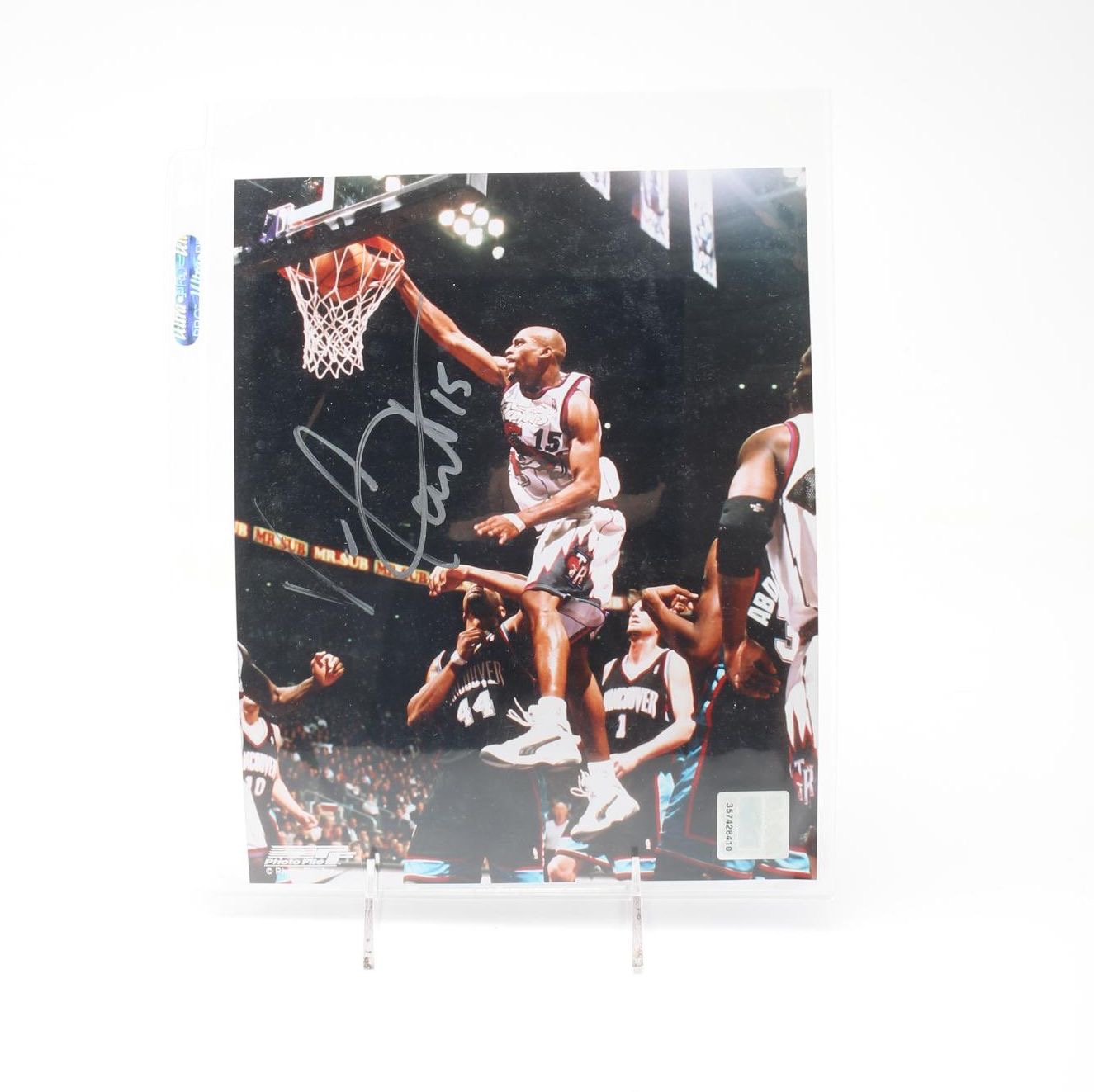 *FAIL JSA**Did Not Pass Authentication*Autographed Vince Carter
