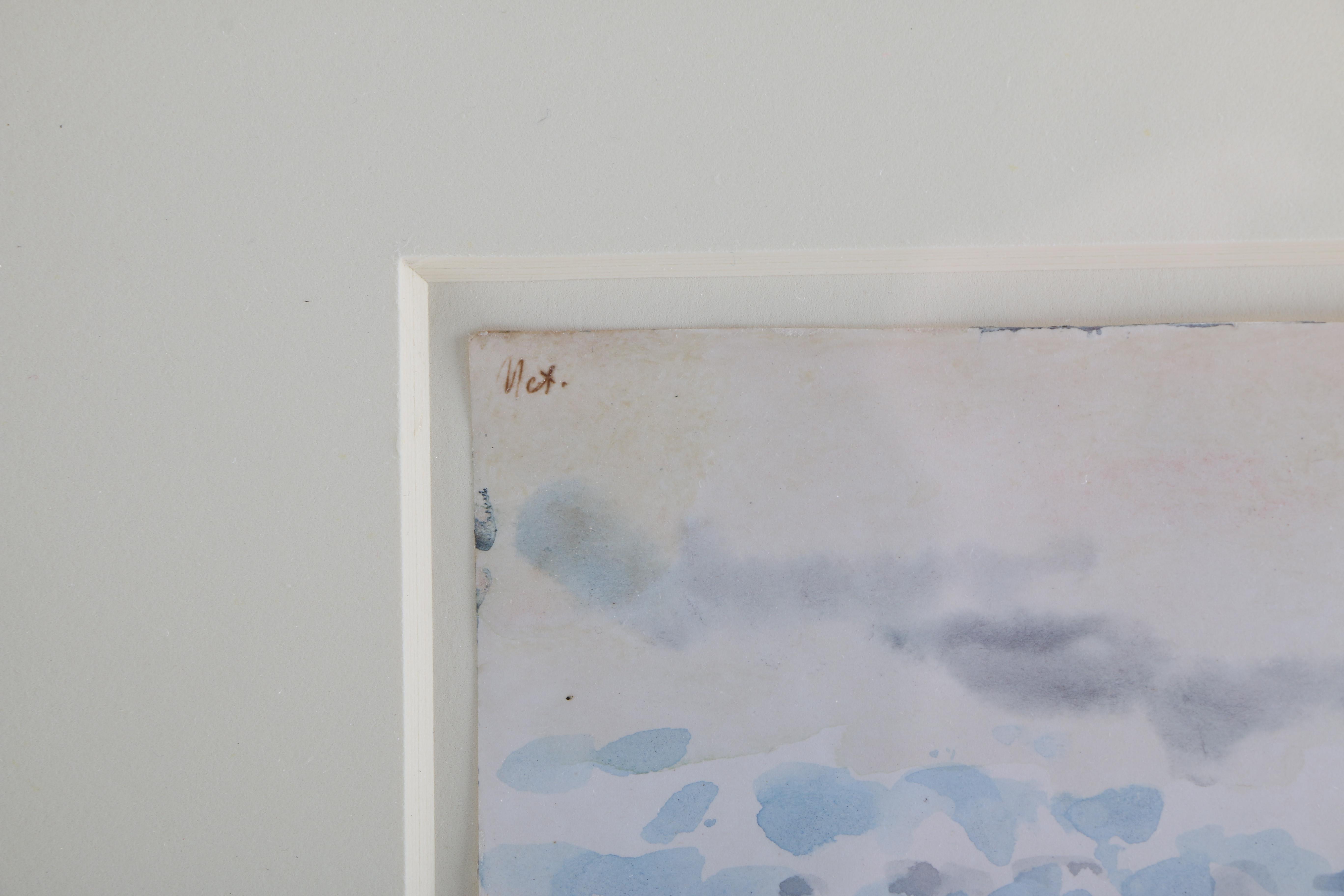 Charles DeWolf Brownell Watercolor Painting on Paper "In the Gulf"