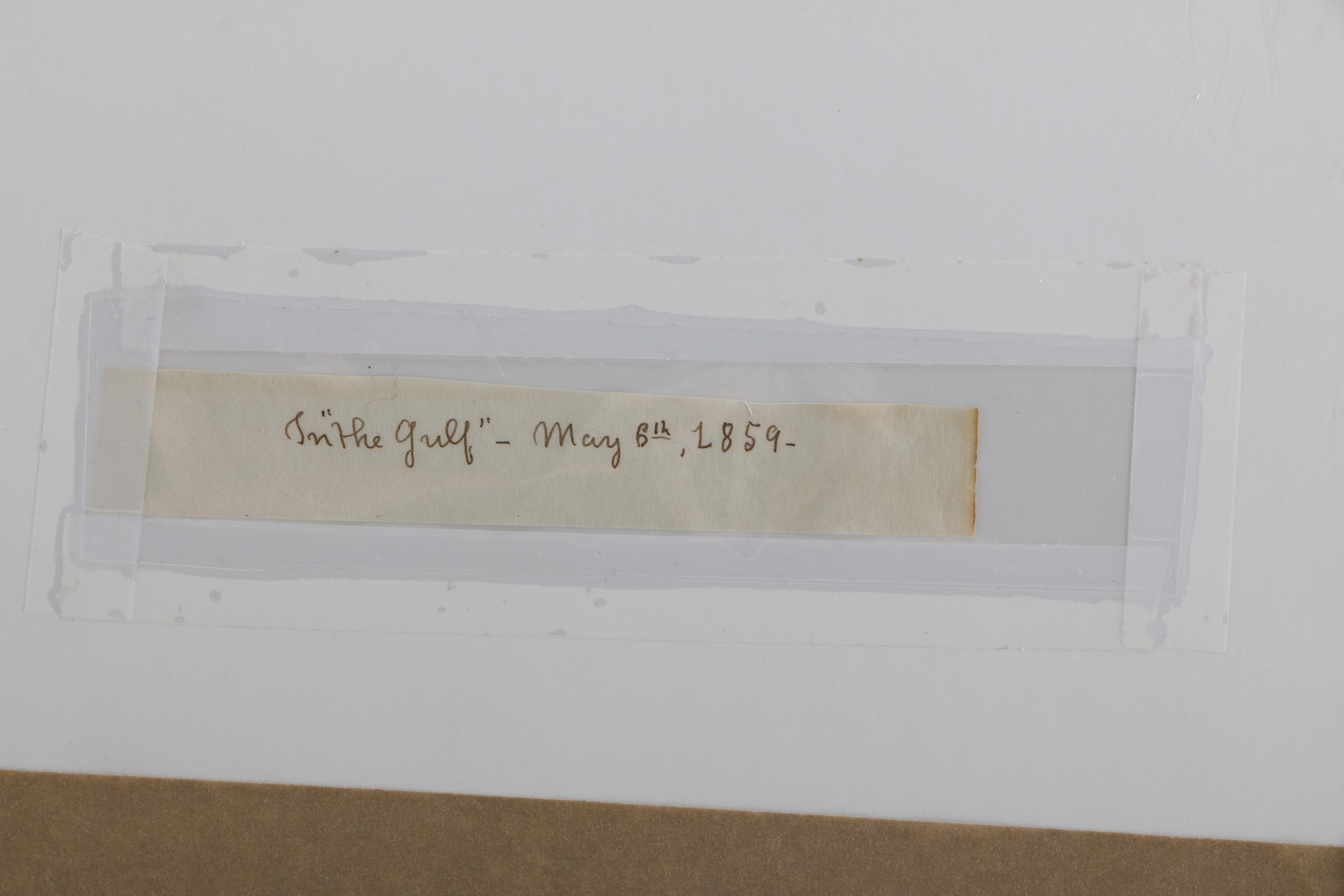 Charles DeWolf Brownell Watercolor Painting on Paper "In the Gulf"