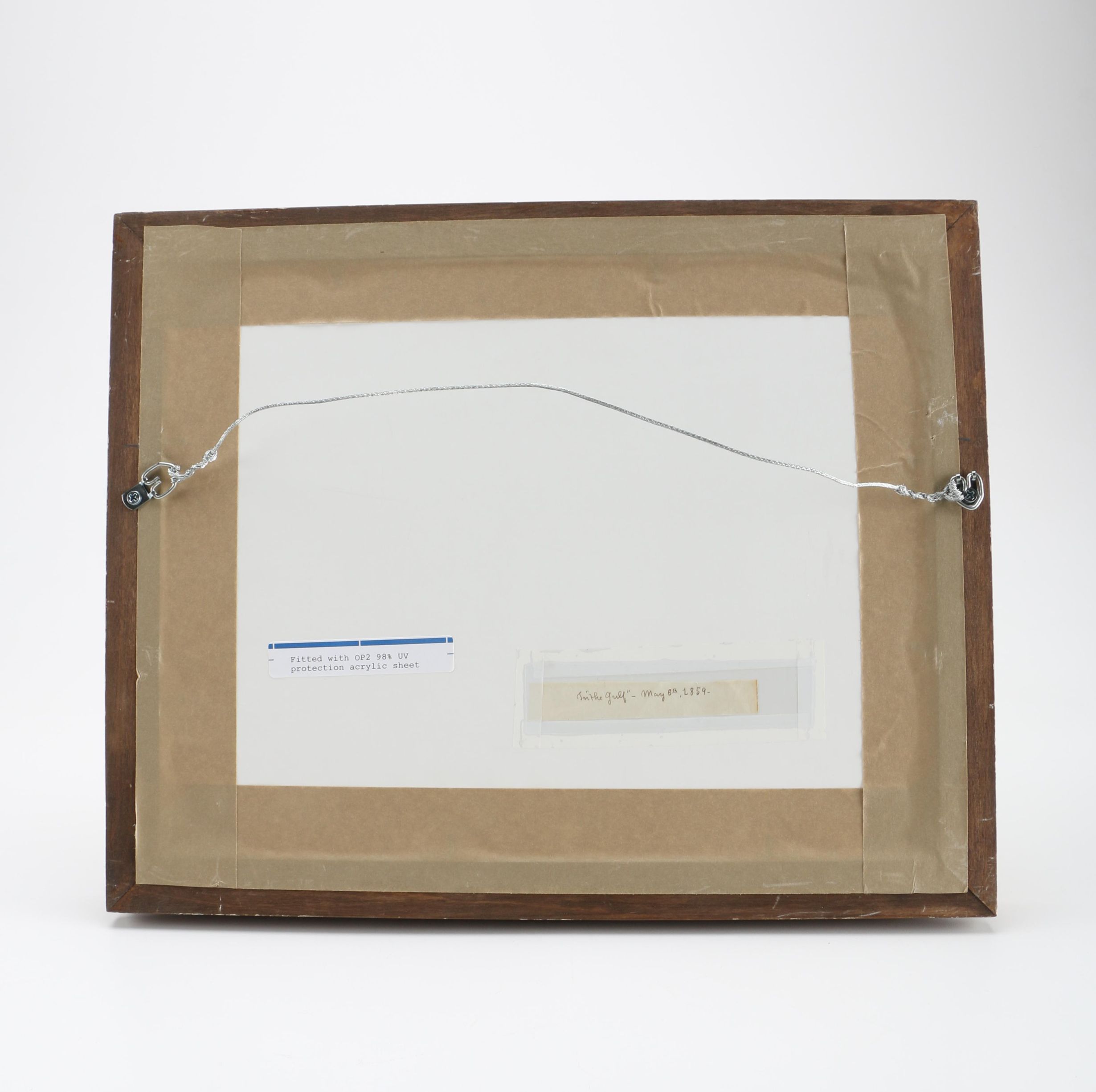 Charles DeWolf Brownell Watercolor Painting on Paper "In the Gulf"