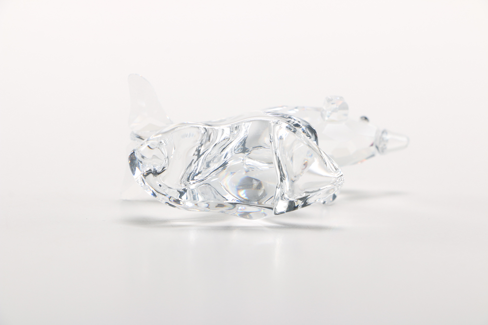 Swarovski Crystal Baby Dolphin and Chipili Seahorse Figurines
