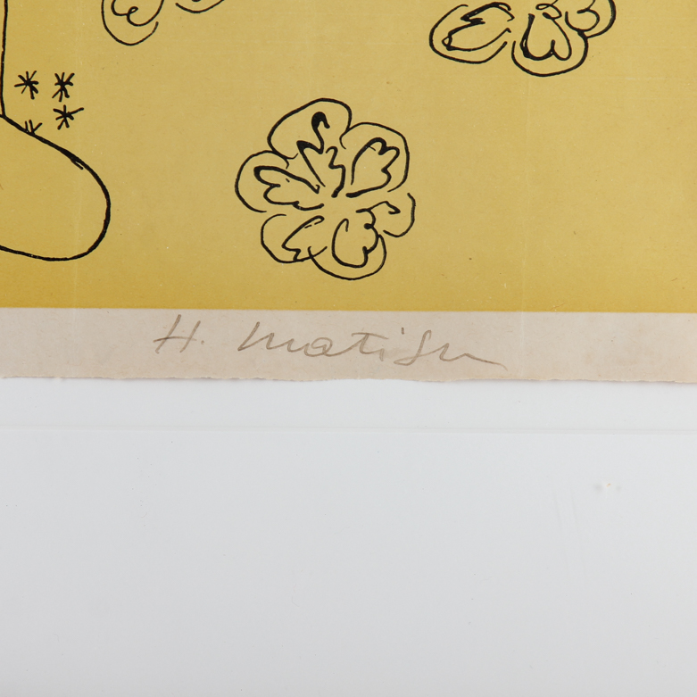 Henri Matisse 1949 Signed Lithograph "La Vierge et l’Enfant"