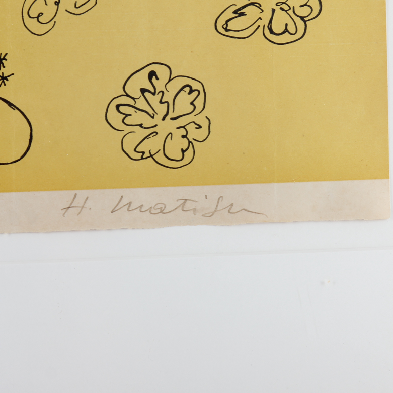 Henri Matisse 1949 Signed Lithograph "La Vierge et l’Enfant"