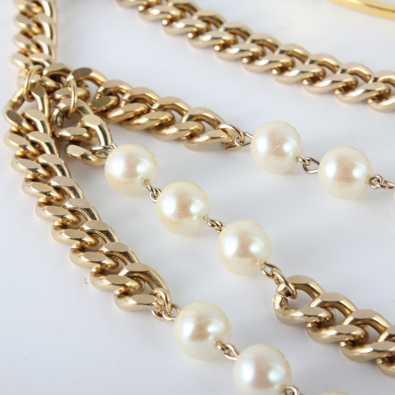 Pair of Gold Tone Fashion Jewelry Belts