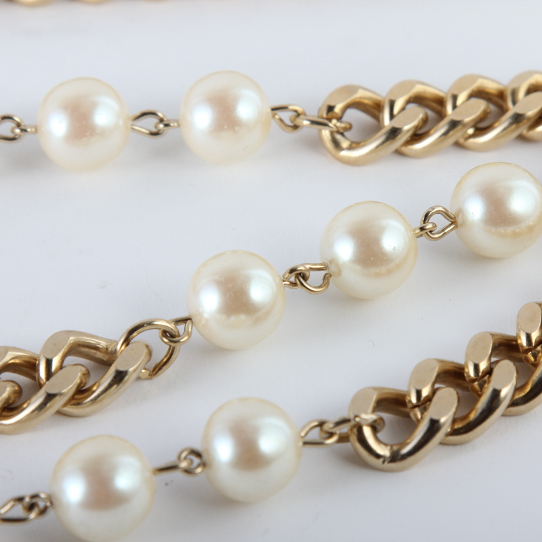 Pair of Gold Tone Fashion Jewelry Belts