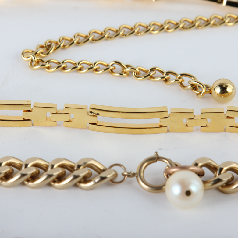 Pair of Gold Tone Fashion Jewelry Belts