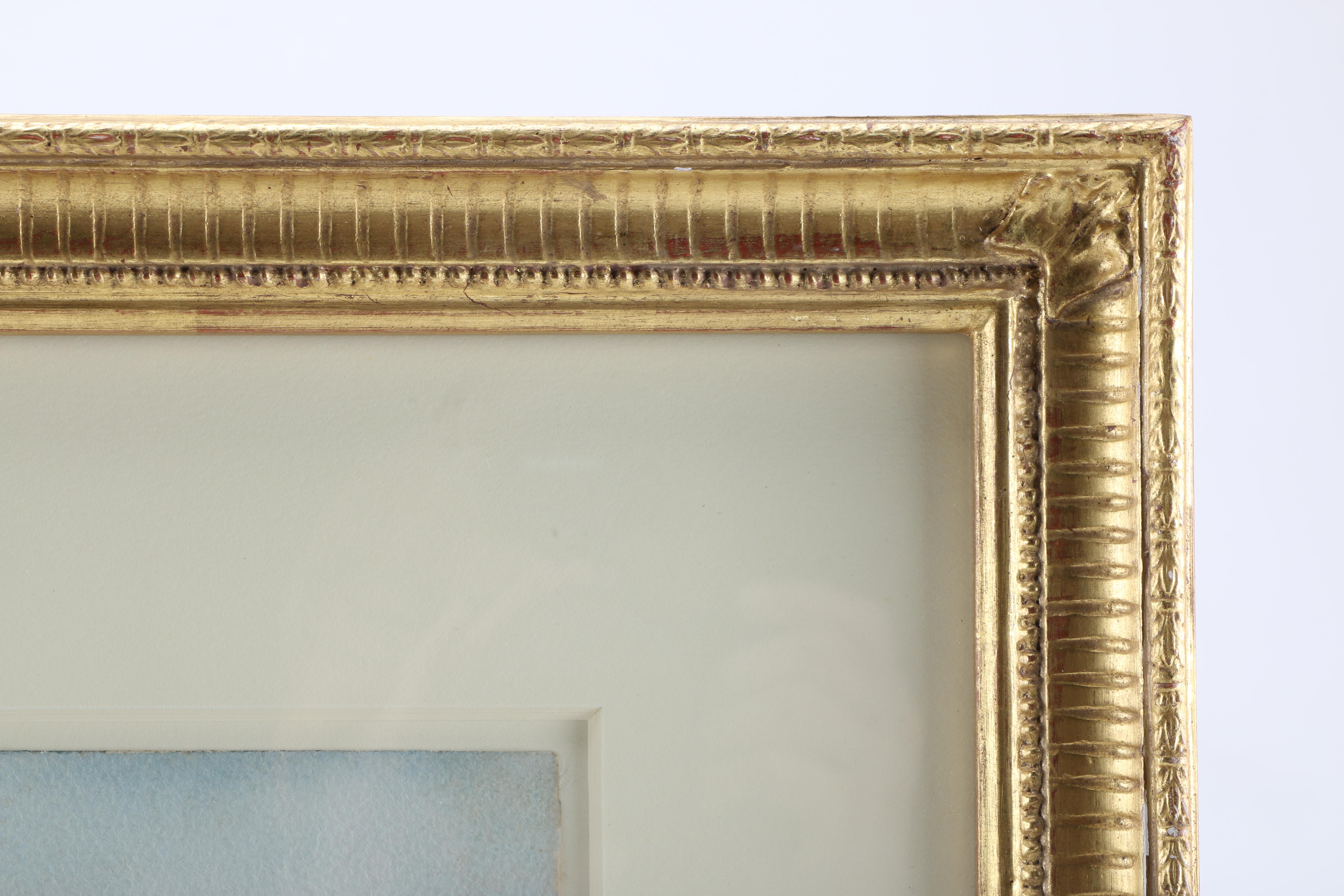 Charles DeWolf Brownell Watercolor Painting on Paper "Off Barnegat, 1857"