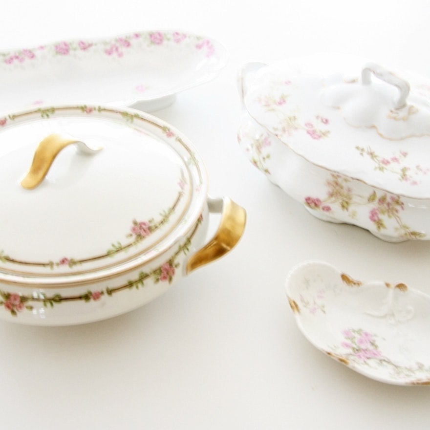 Fine European China Serving Set