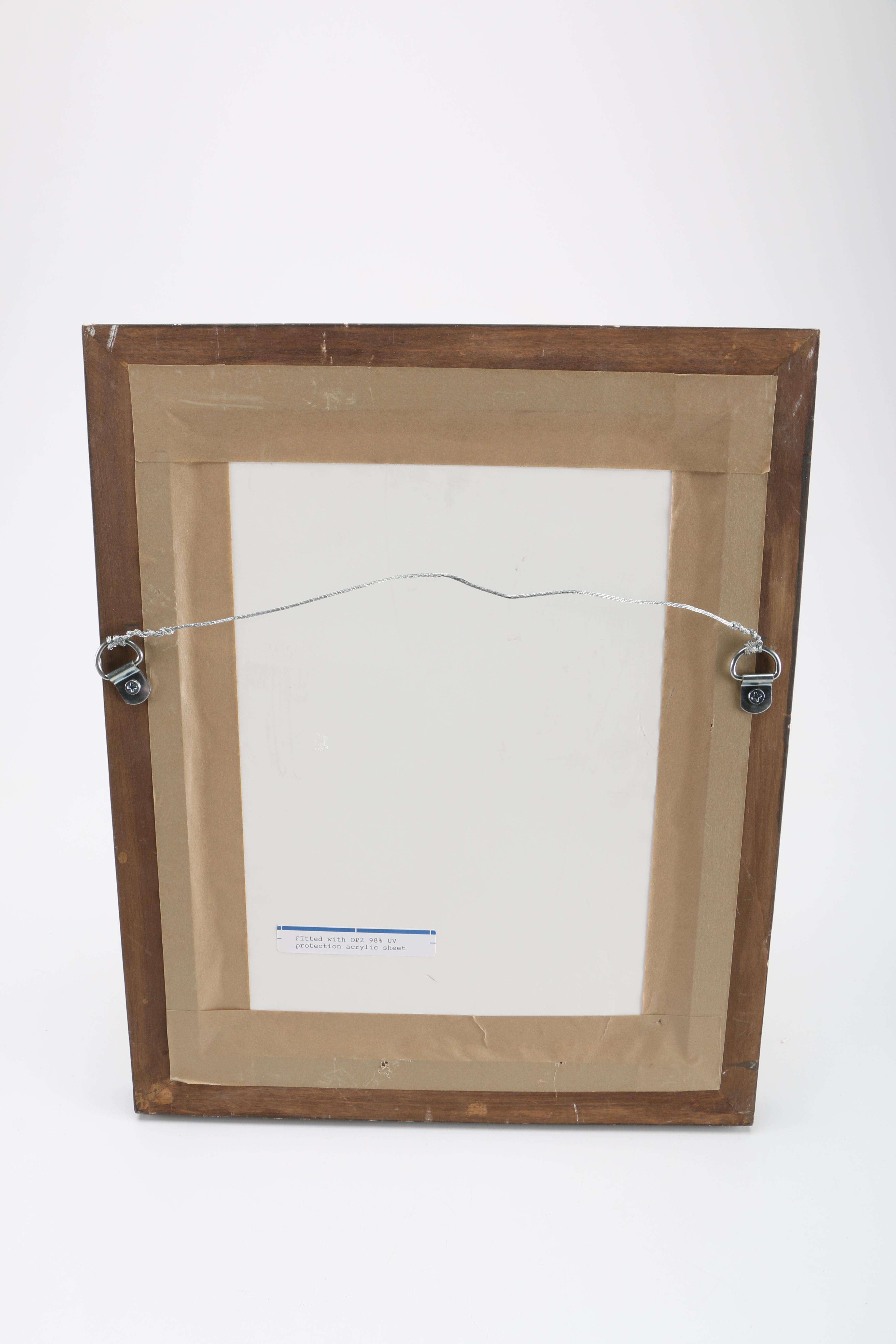 Charles DeWolf Brownwell Watercolor Painting on Paper of Landscape