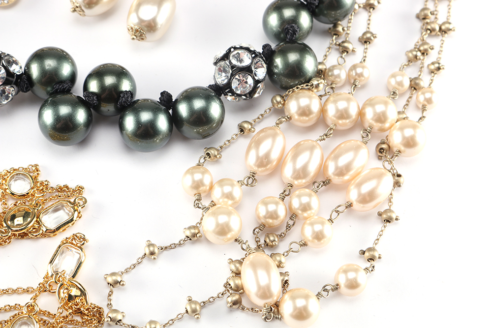 Black and Gold Tone Costume Jewelry