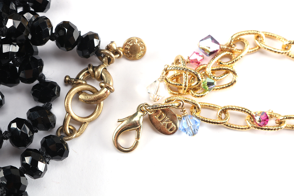 Black and Gold Tone Costume Jewelry