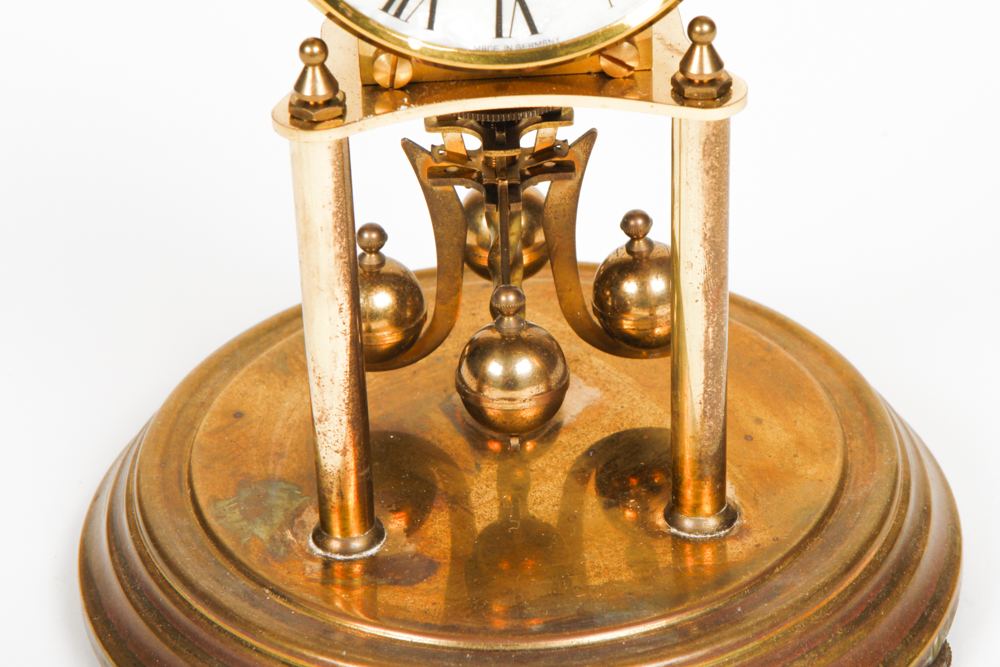 Welby Pendulum Clock with Dome Casing