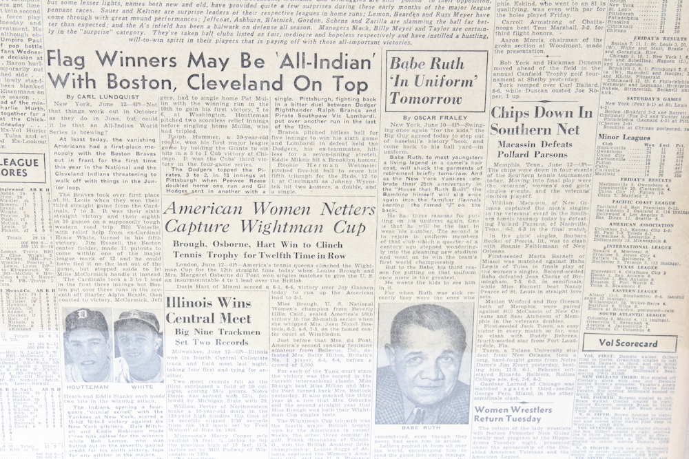 Three Vintage 1940s Newspapers