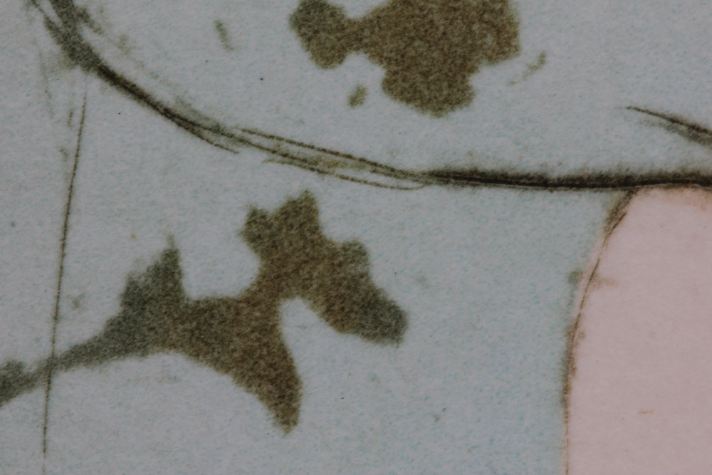 Mary Cassatt Posthumous Restrike Etching "The Mothers Kiss"