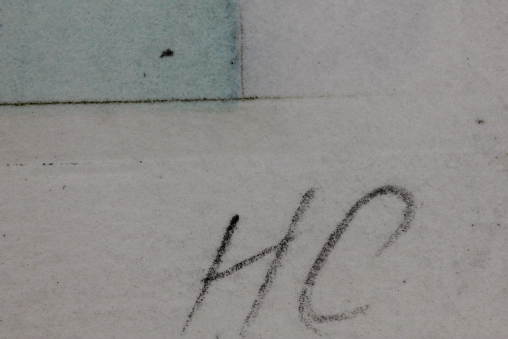 Mary Cassatt Posthumous Restrike Etching "The Mothers Kiss"