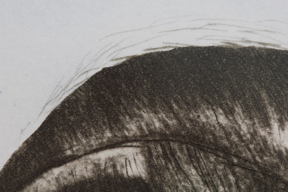 Mary Cassatt Posthumous Restrike Etching "The Mothers Kiss"