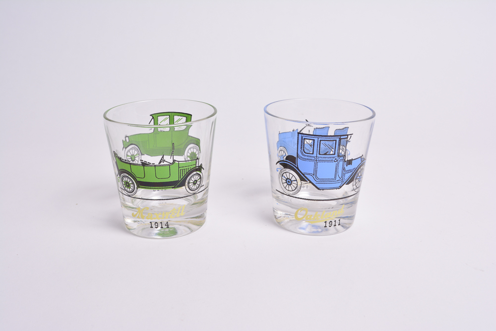 Rock Glasses with Car Designs