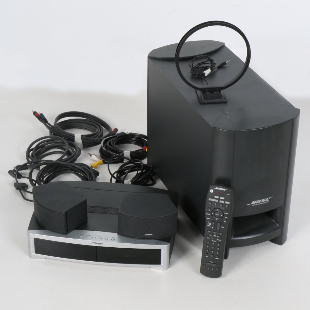 Bose AV321 Series II DVD Media Center with Bose Subwoofer and Two Speakers