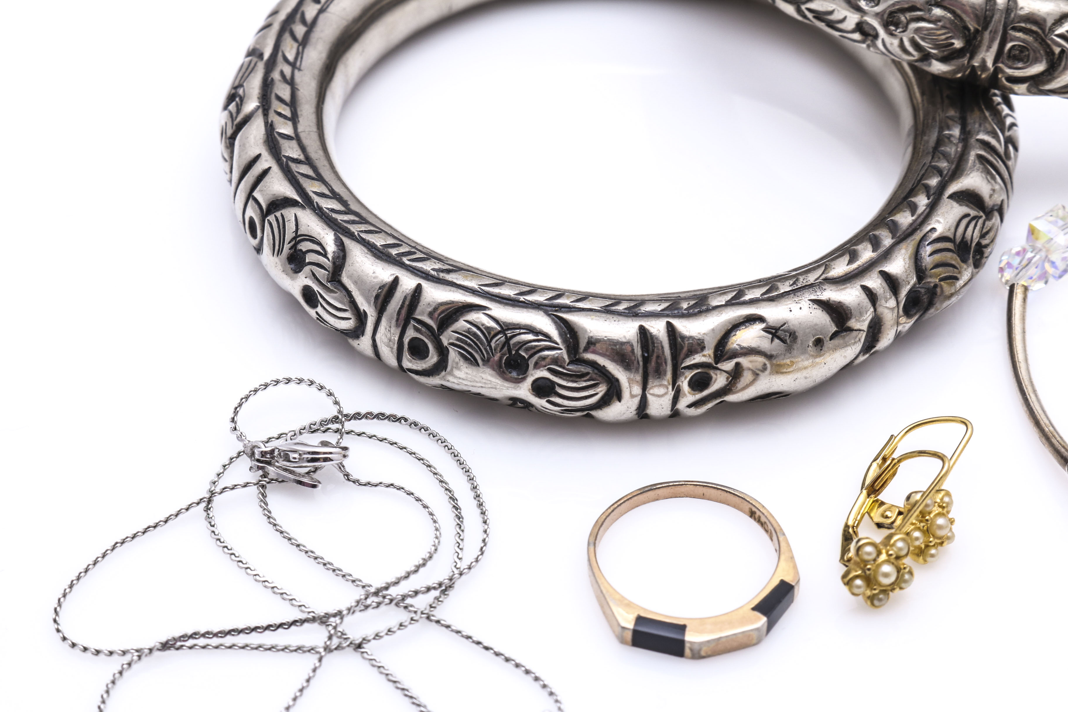 Silver and Gold Tone Costume Jewelry