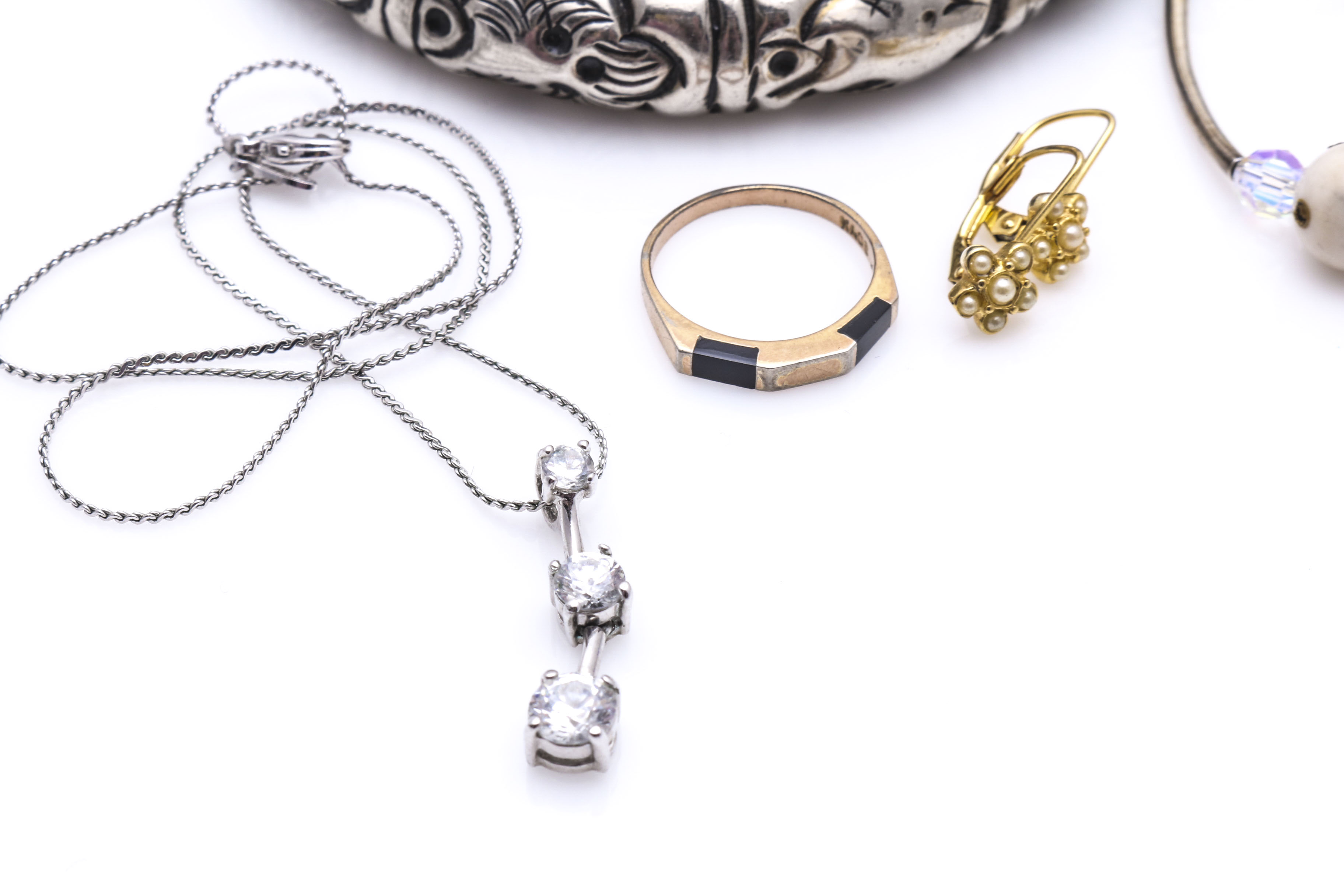 Silver and Gold Tone Costume Jewelry