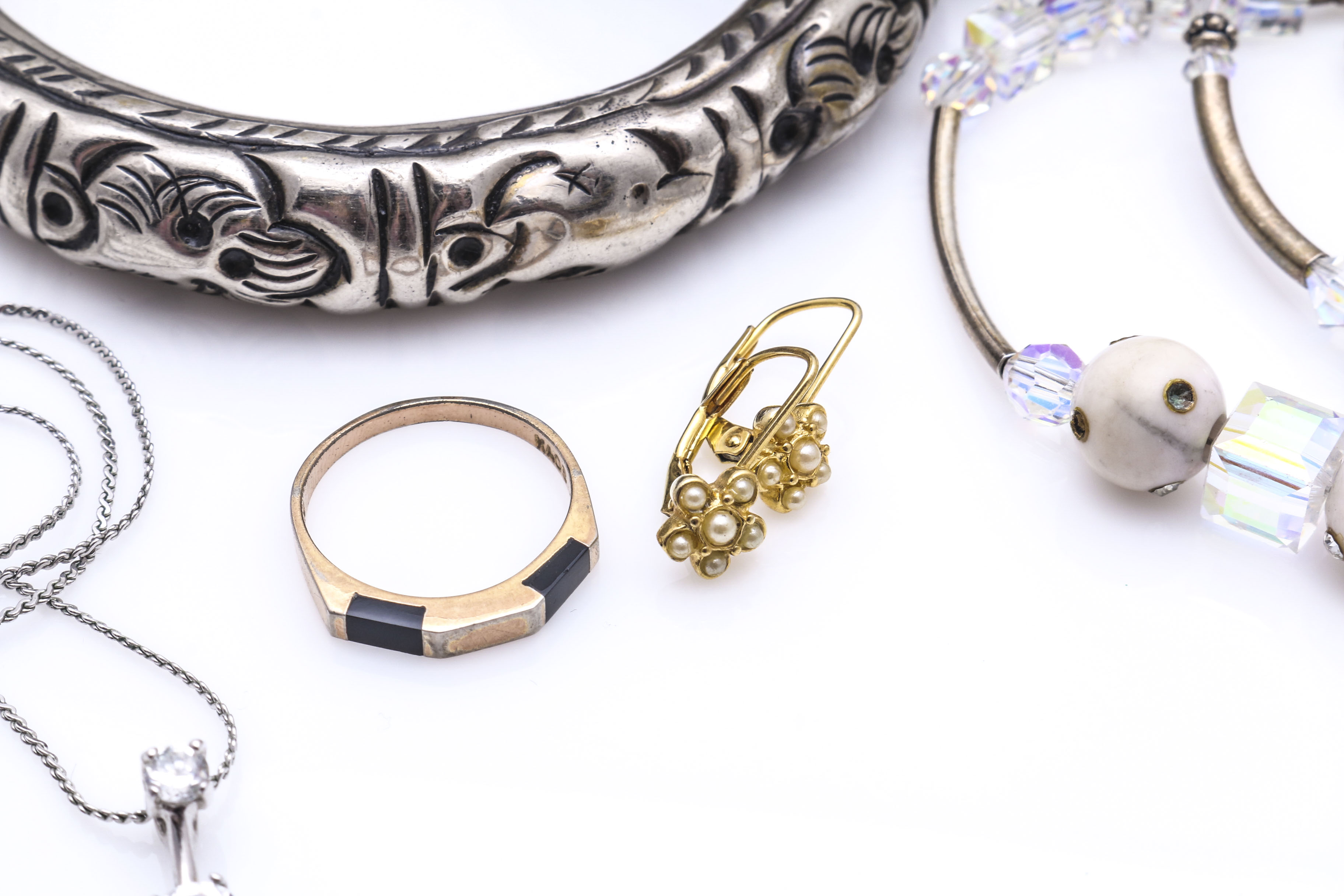 Silver and Gold Tone Costume Jewelry