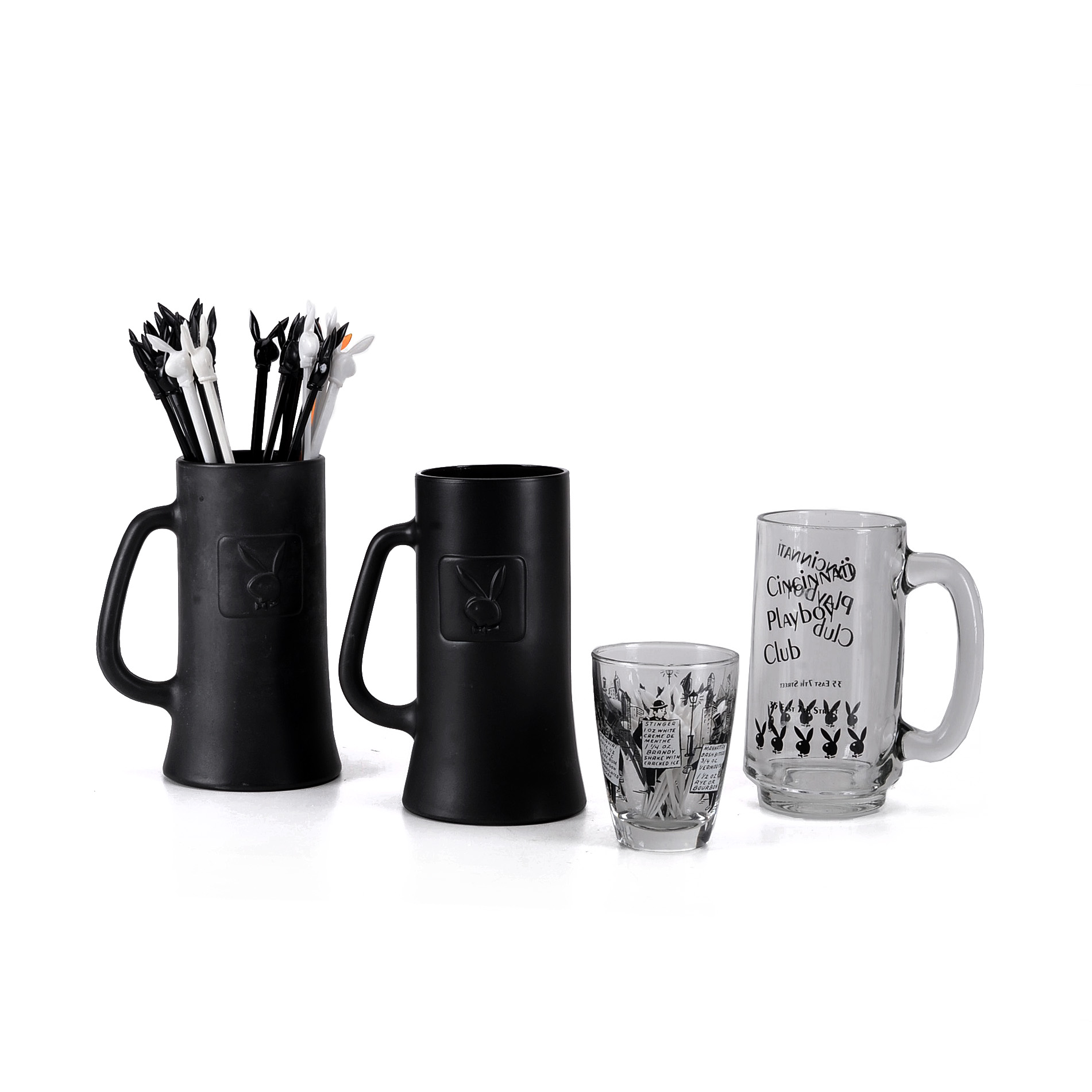 Assorted Vintage Playboy Glassware