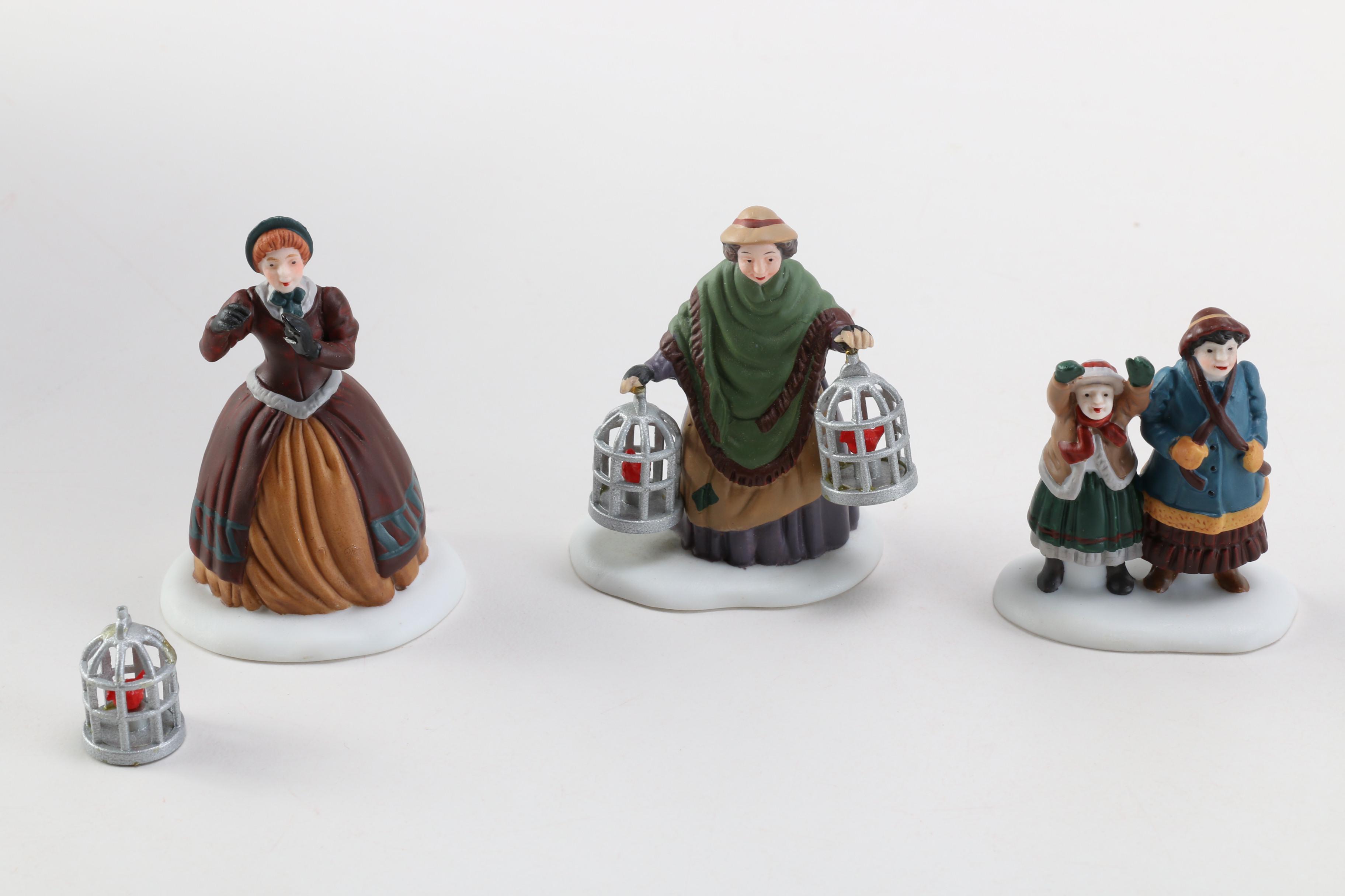 Assorted Heritage Village Porcelain Villagers Figurines