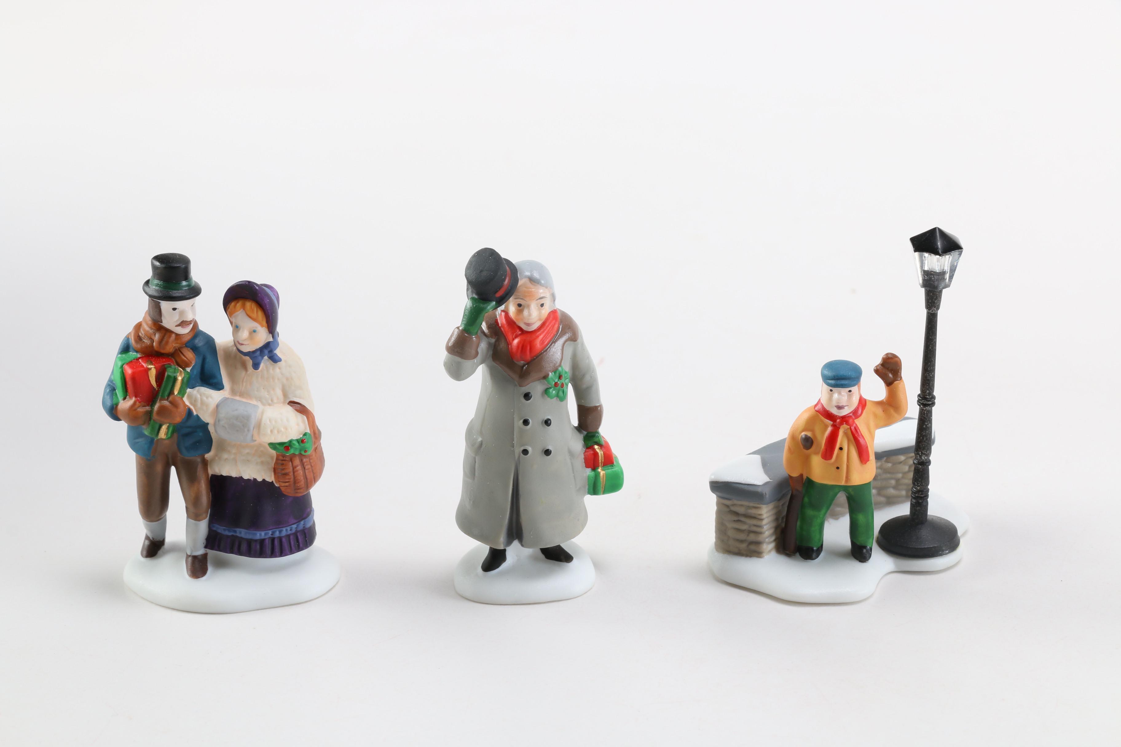 Assorted Heritage Village Porcelain Villagers Figurines