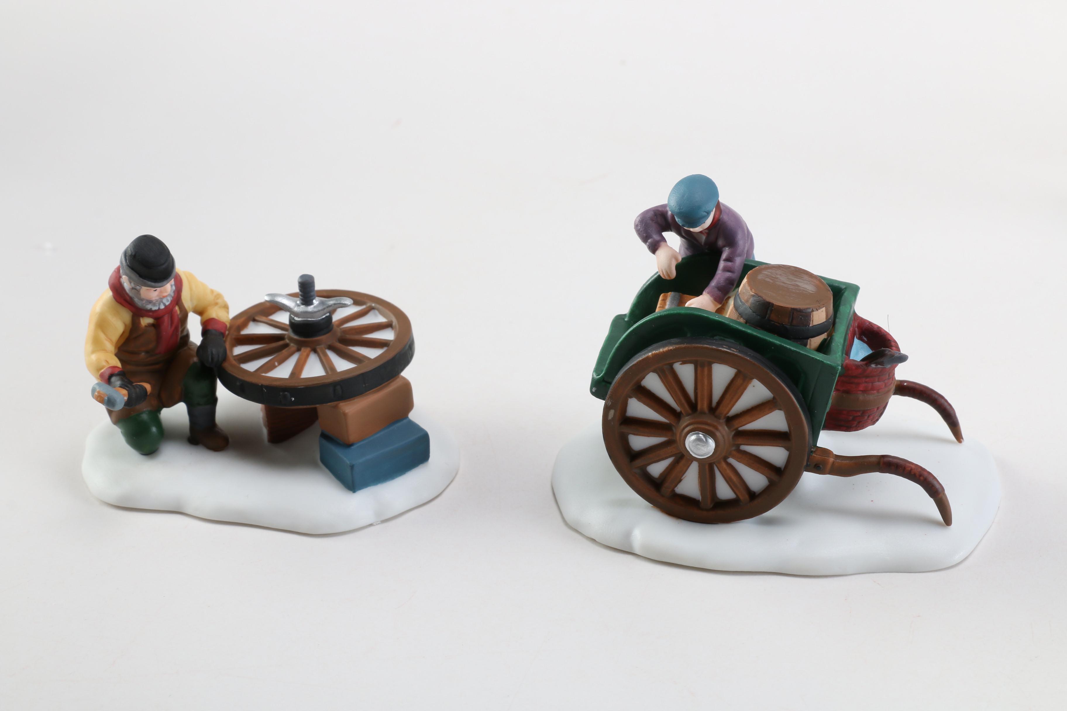 Assorted Heritage Village Porcelain Villagers Figurines