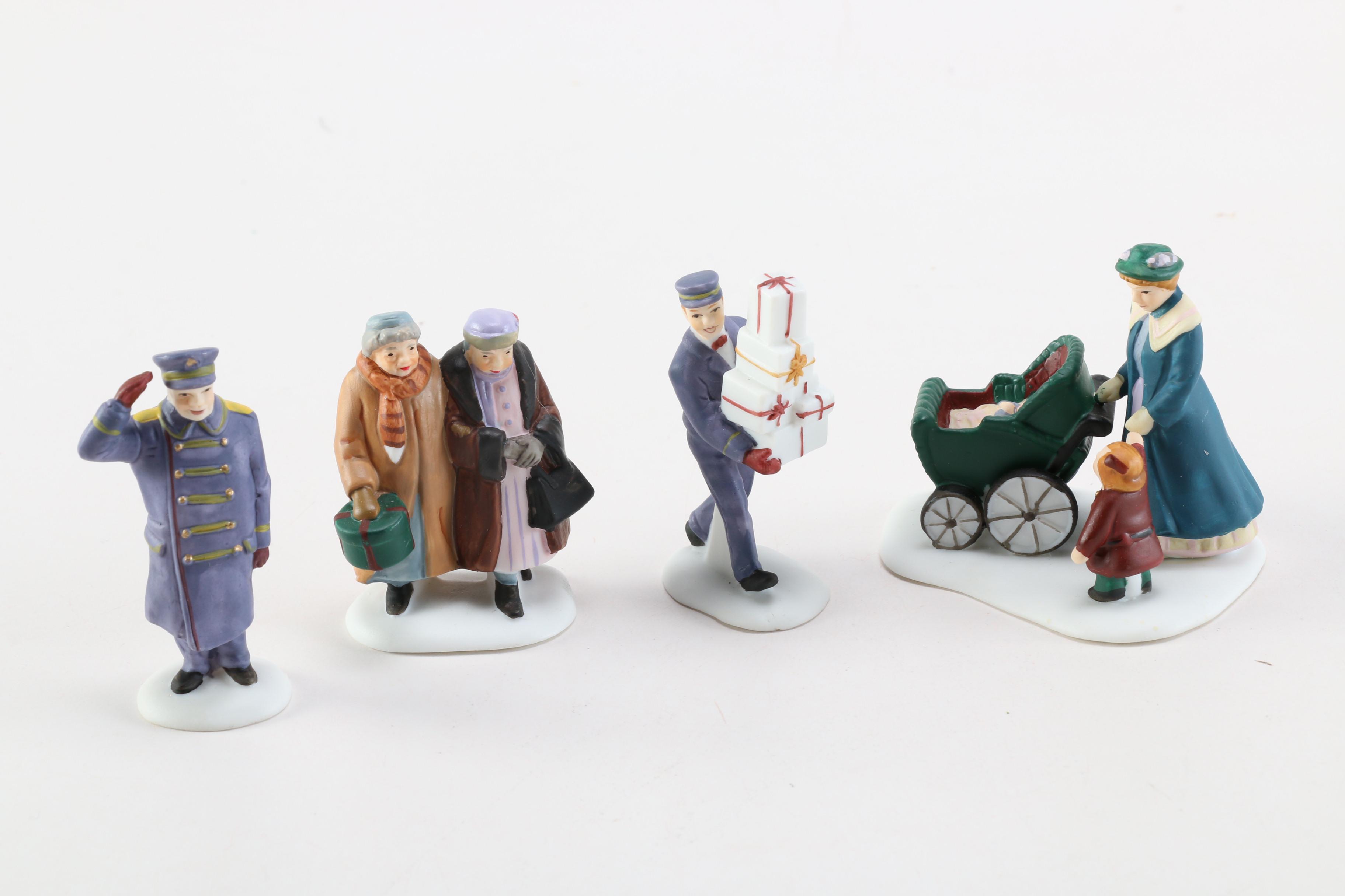 Assorted Heritage Village Porcelain Villagers Figurines