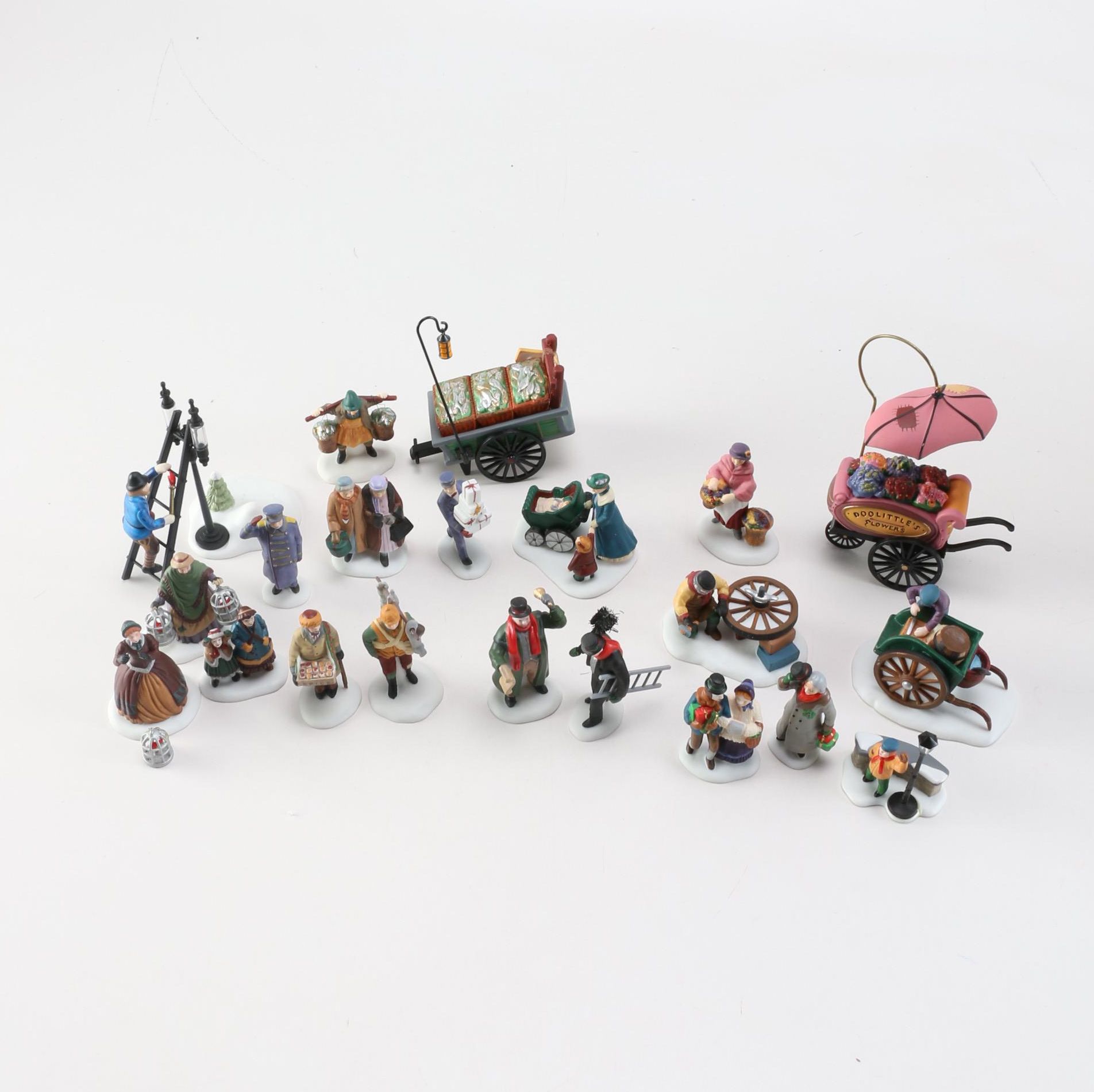 Assorted Heritage Village Porcelain Villagers Figurines