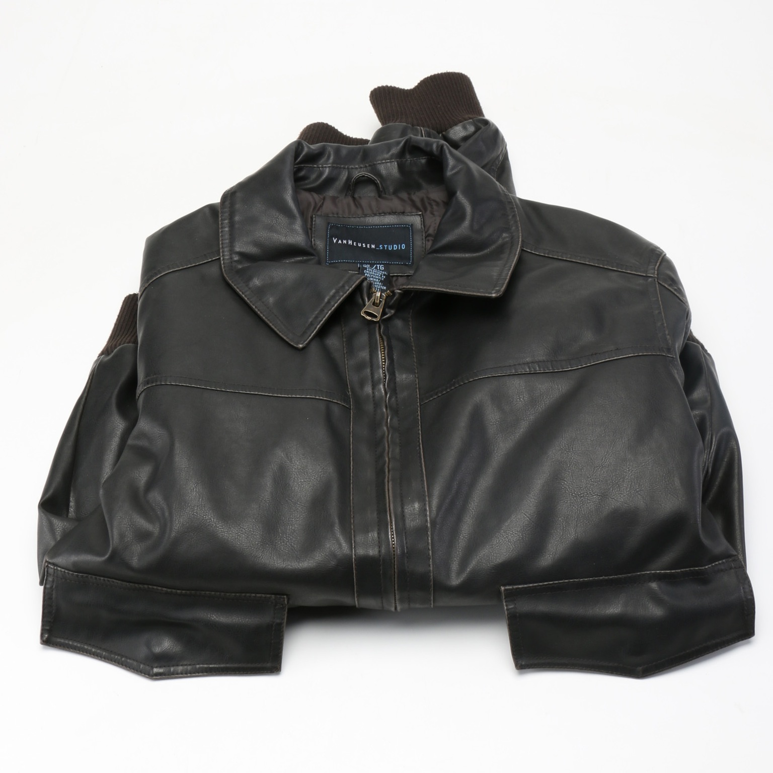 Van Heusen Men's Leather Jacket