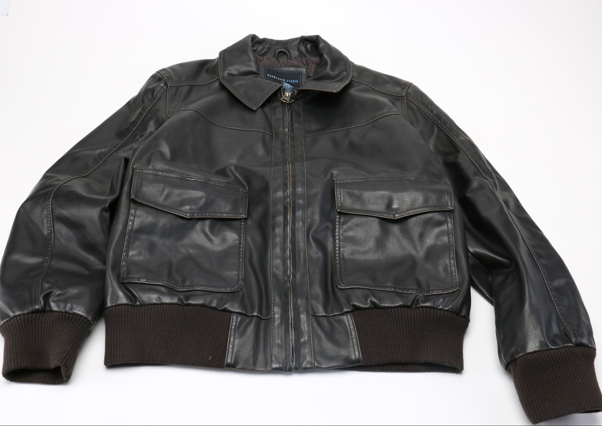 Van Heusen Men's Leather Jacket