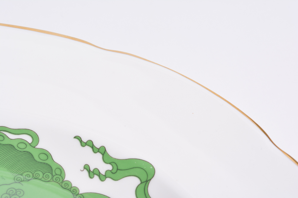 Wedgwood "Chinese Tigers" Teapot and Oval Platters