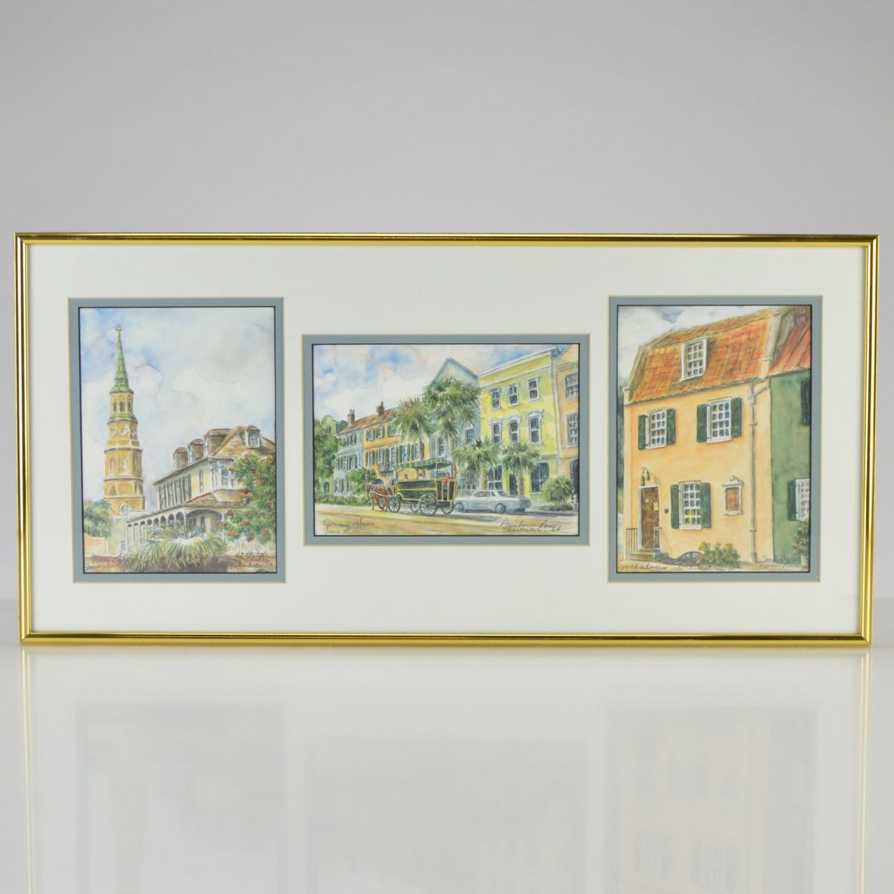 Joann Davis Signed Offset Lithographs of Charleston, SC