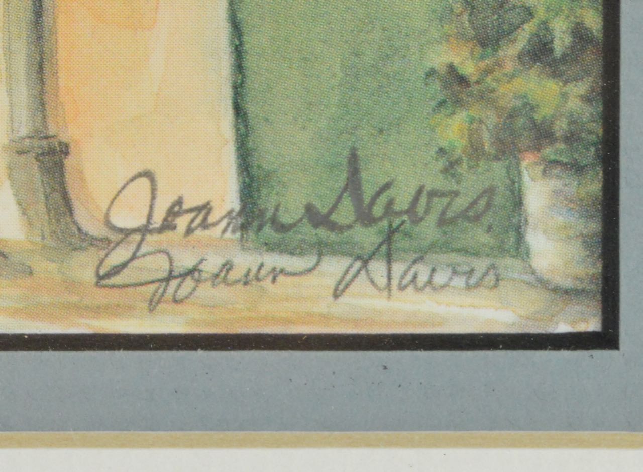 Joann Davis Signed Offset Lithographs of Charleston, SC