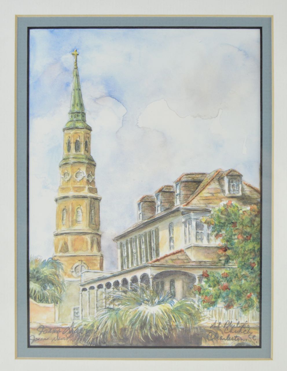 Joann Davis Signed Offset Lithographs of Charleston, SC