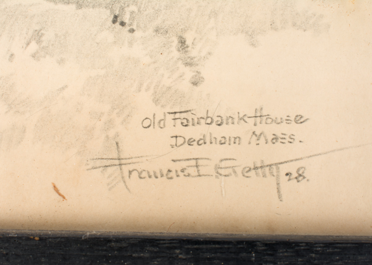 Francis E. Getty Drawings of Massachusetts