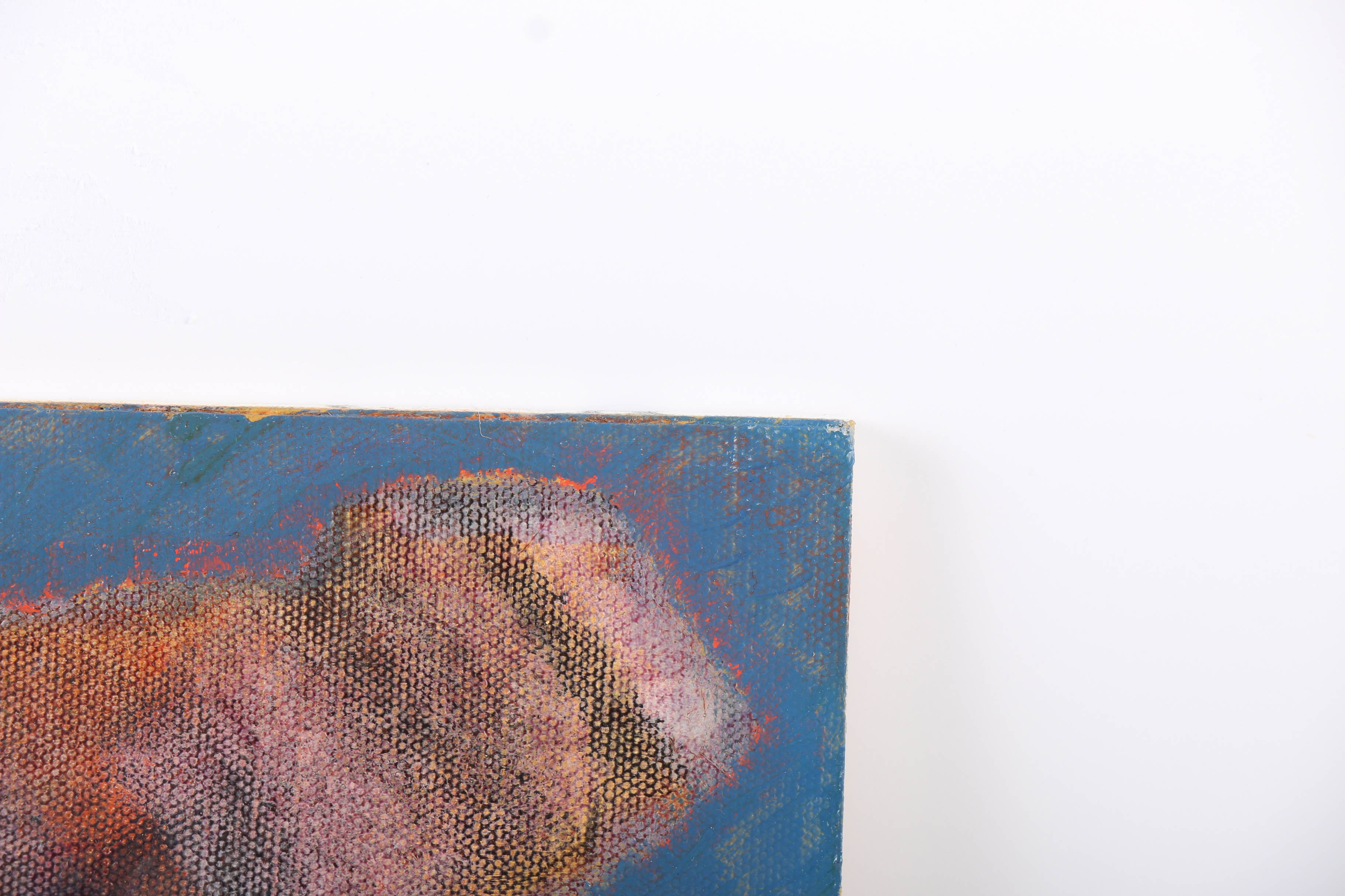 Ricardo Morin Oil Painting on Linen Affixed to Board "Still Thirty-four"