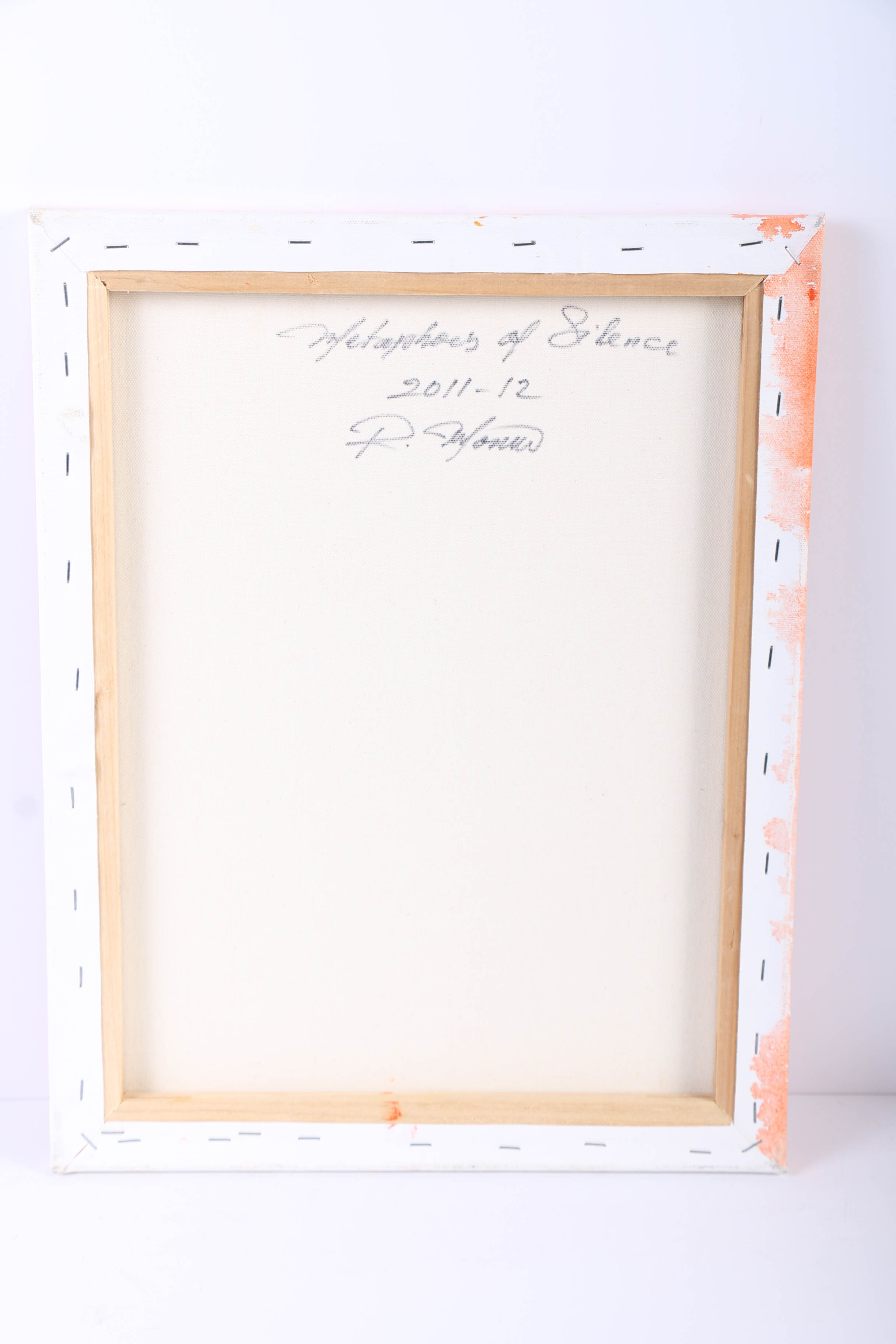 Ricardo Morin Oil Painting on Linen "Still Thirty-two"