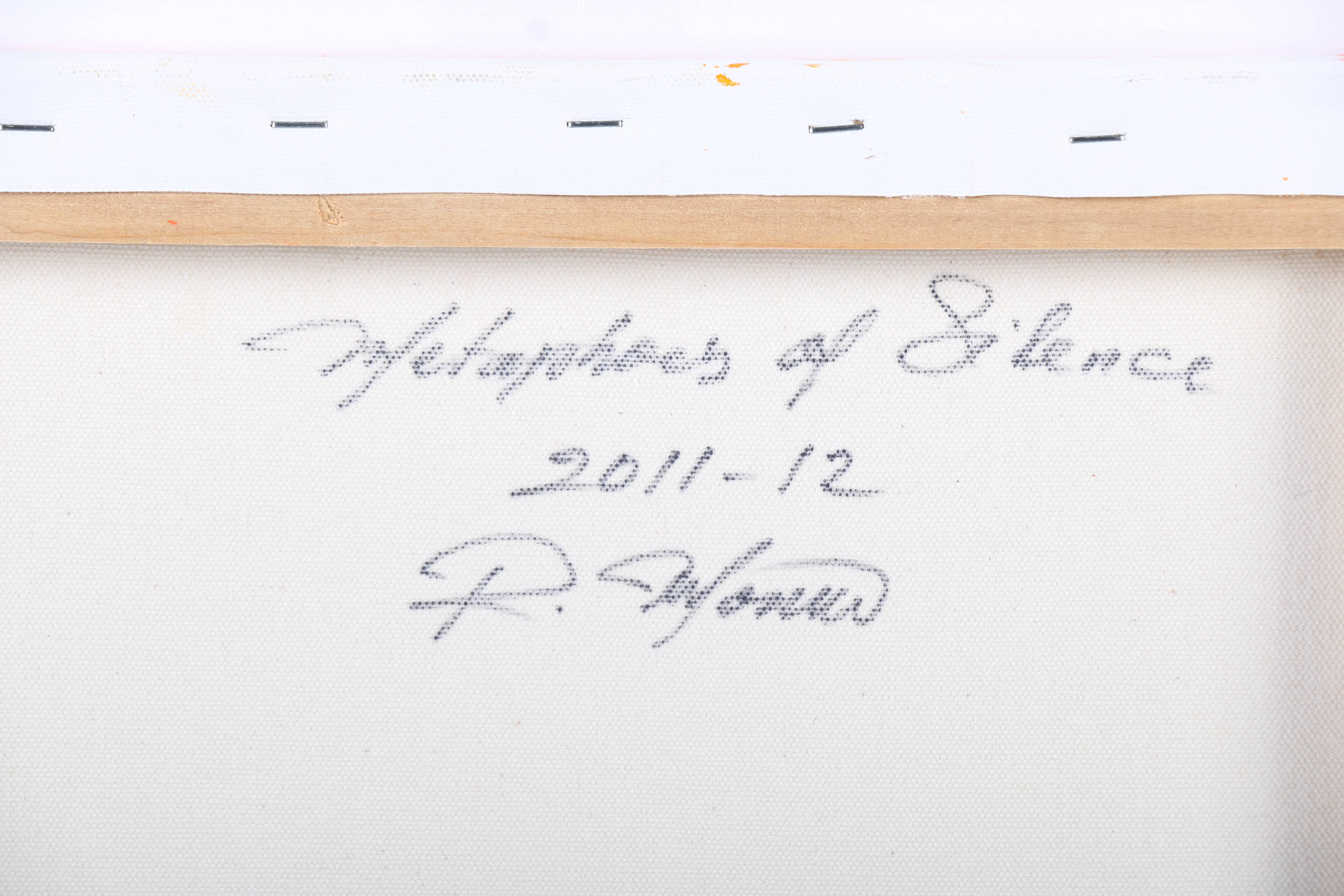 Ricardo Morin Oil Painting on Linen "Still Thirty-two"