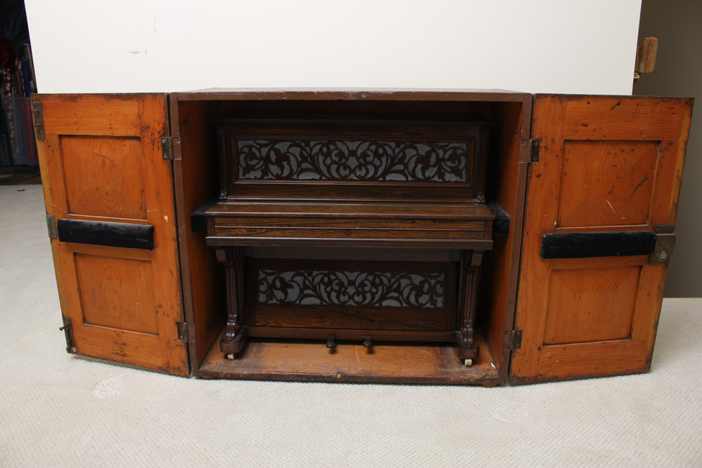 Early 19th C. Rosewood Salesman Sample Piano by John Broadwood & Sons, London