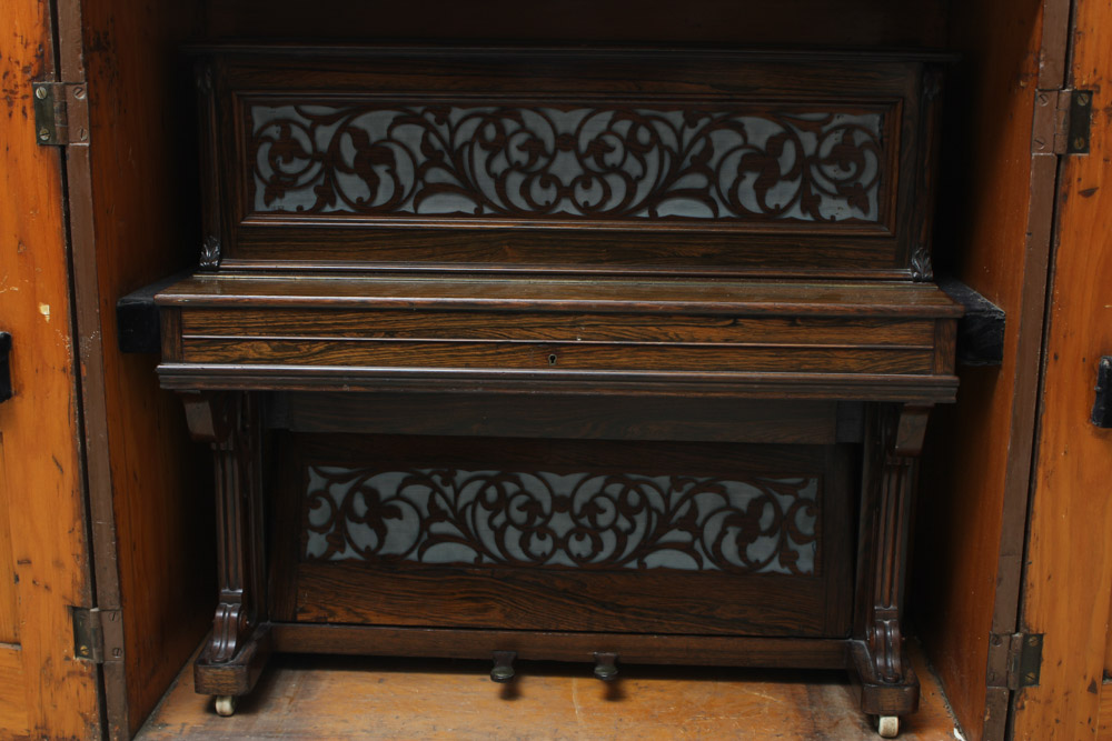 Early 19th C. Rosewood Salesman Sample Piano by John Broadwood & Sons, London