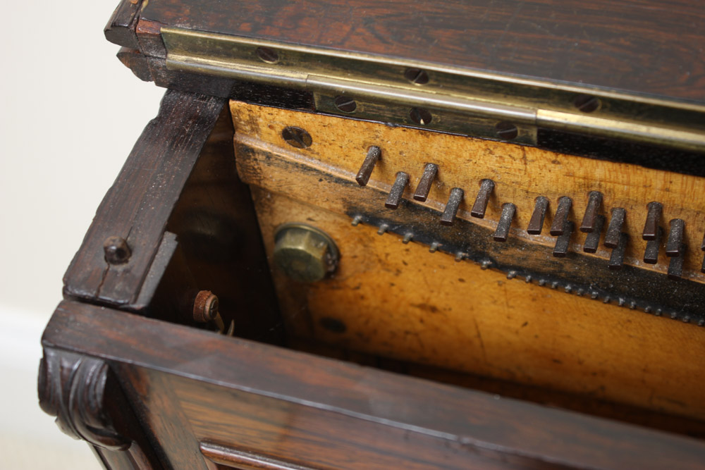 Early 19th C. Rosewood Salesman Sample Piano by John Broadwood & Sons, London