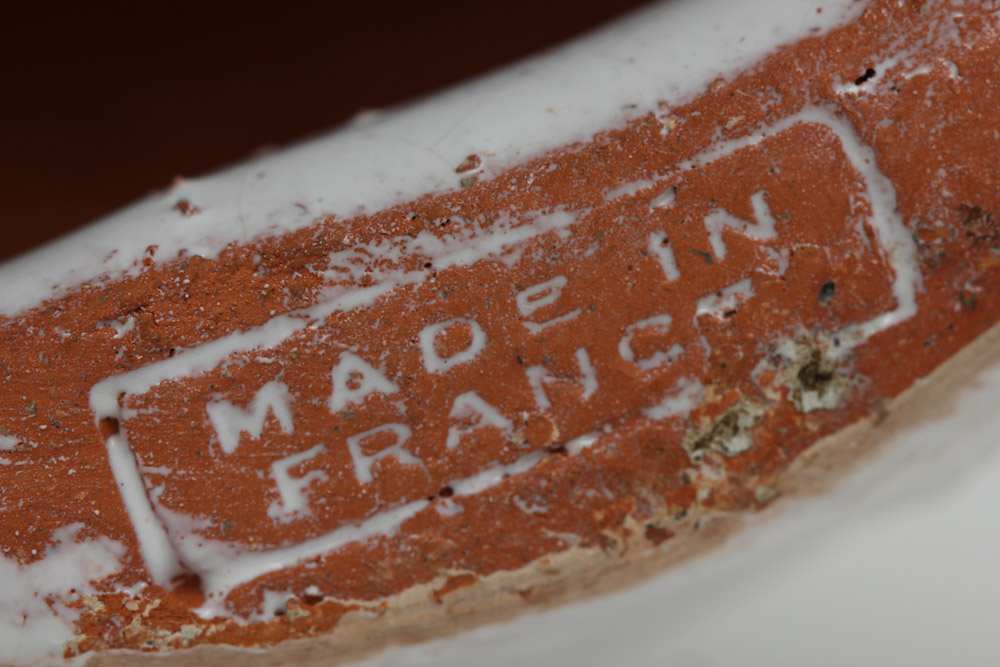 Reproduction Bavent Hand-Painted Pottery Pig Figurine