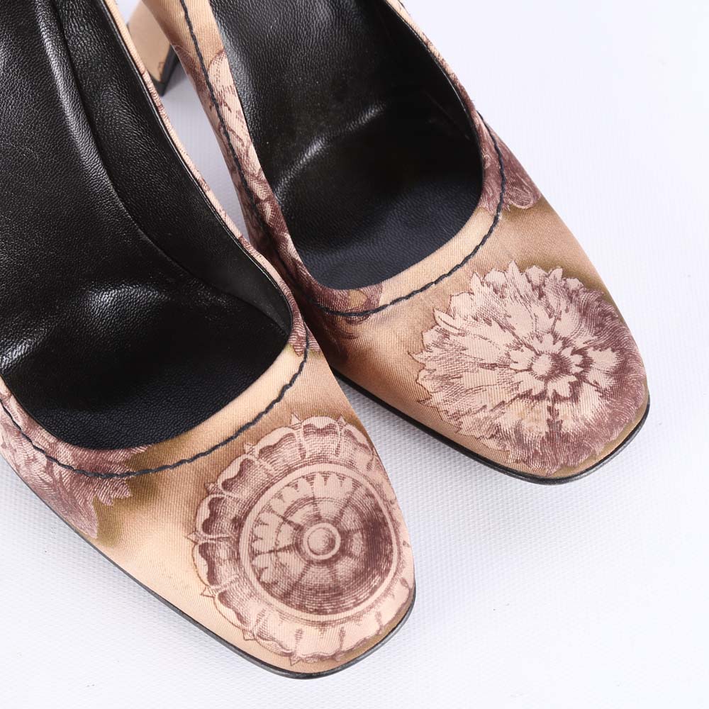 Women's Prada Pumps With Medallion Pattern