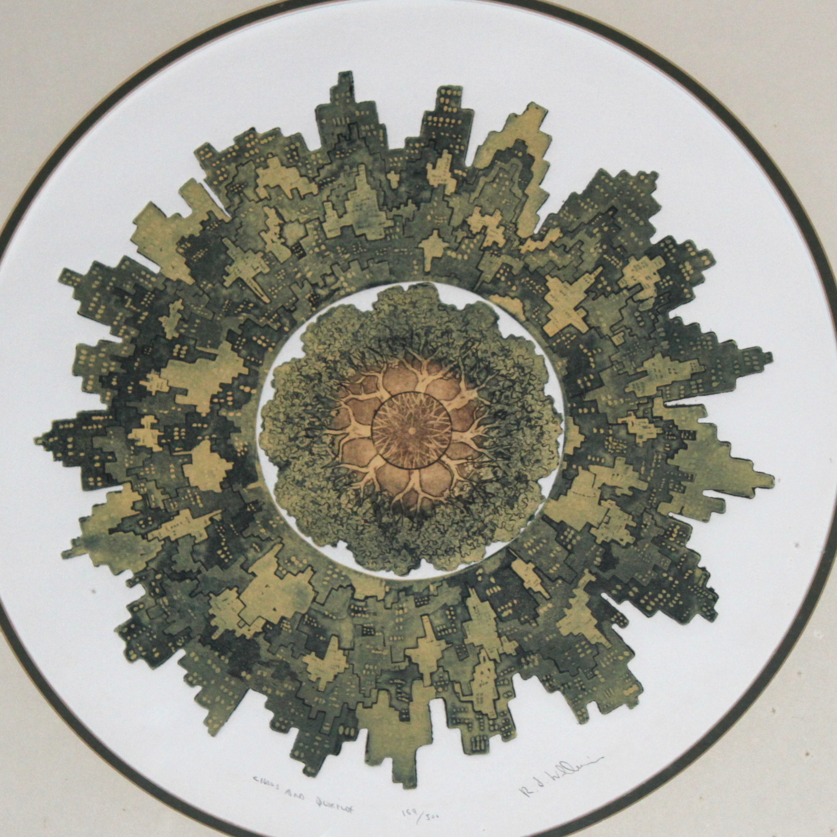 R.J. Williams Limited Edition Aquatint Print