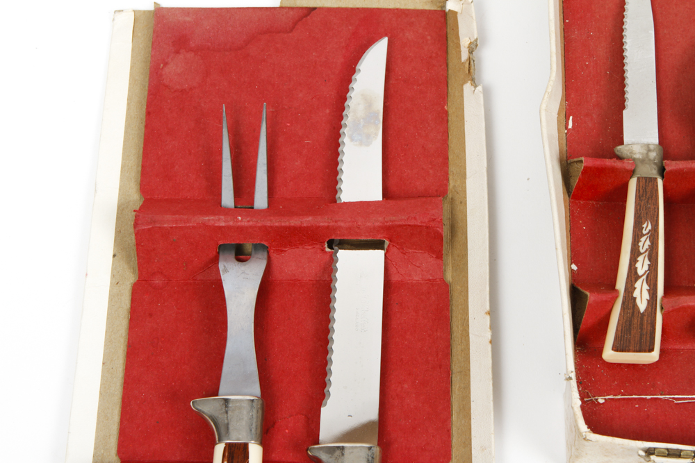 Vintage Regent Sheffield Stainless Steel Knife Set