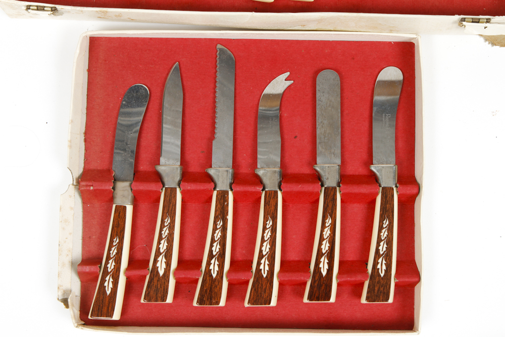 Vintage Regent Sheffield Stainless Steel Knife Set