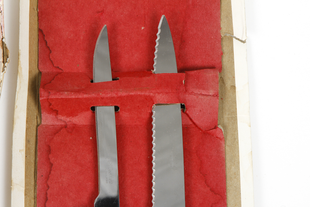 Vintage Regent Sheffield Stainless Steel Knife Set